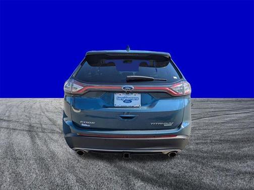 Blue Metallic 2016 Ford Edge Titanium