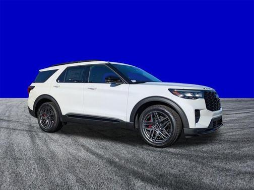 White Metallic 2026 Ford Explorer ST