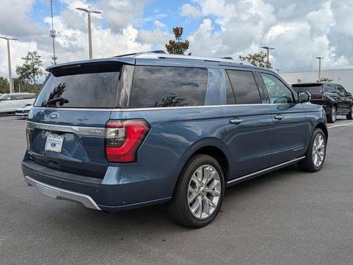 Blue Metallic 2018 Ford Expedition Max Platinum