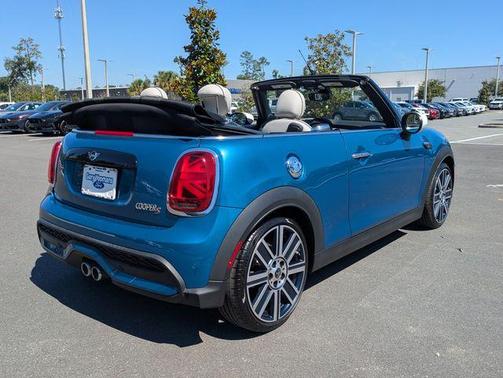 Island Blue Metallic 2023 MINI Convertible Cooper S