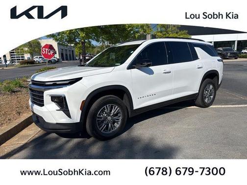 Summit White 2024 Chevrolet Traverse LT