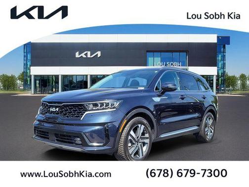 Gravity Blue 2023 Kia Sorento Hybrid EX