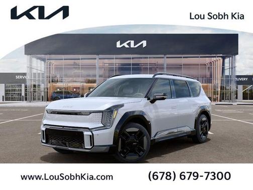 Glacial White Pearl 2026 Kia EV9 GT-Line