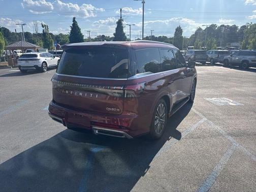 Coulis Red 2025 INFINITI QX80 Luxe