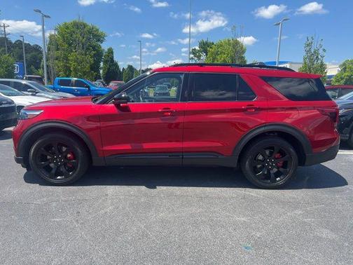 Rapid Red Metallic Tinted Clearcoat 2020 Ford Explorer ST