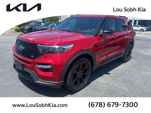 Rapid Red Metallic Tinted Clearcoat 2020 Ford Explorer ST