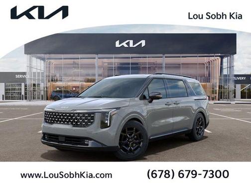 Ceramic Silver 2026 Kia Carnival SX