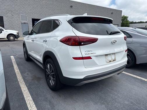Winter White 2021 Hyundai TUCSON Limited