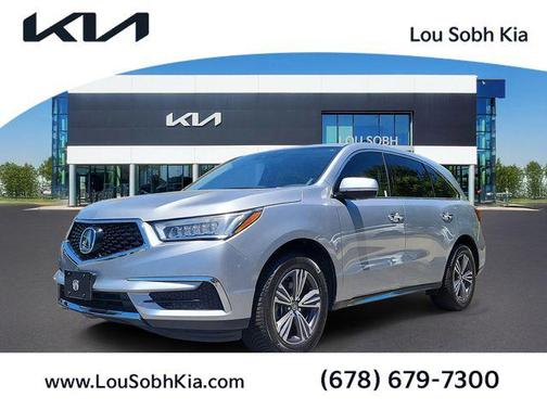 Lunar Silver Metallic 2018 Acura MDX 3.5L