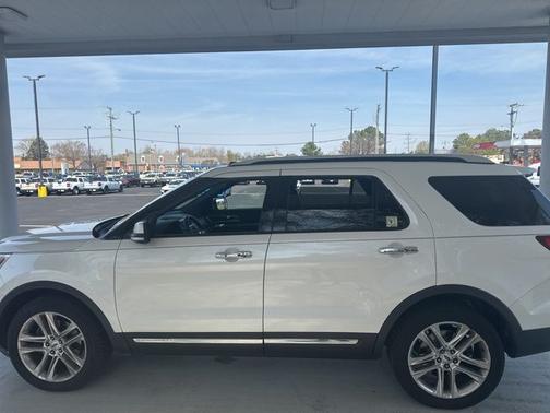 WHITE PLATINUM MET TRI-COAT 2017 Ford Explorer LIMITED