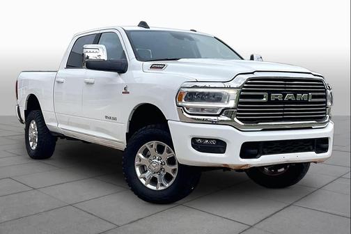 Bright White Clearcoat 2024 RAM 2500 Laramie Crew Cab 4x4 6'4' Box