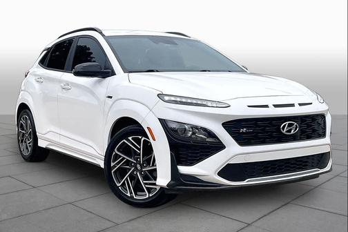 Lunar White 2022 Hyundai KONA N Line