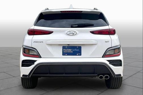 Lunar White 2022 Hyundai KONA N Line
