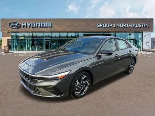 Amazon Gray 2025 Hyundai ELANTRA Sport