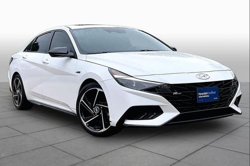 Ceramic White 2022 Hyundai ELANTRA N Line