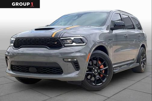 Destroyer Gray Clearcoat 2023 Dodge Durango Hemi Orange AWD
