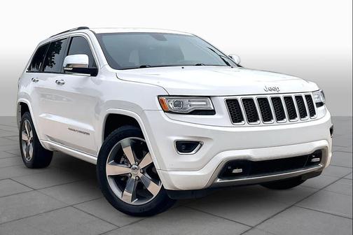 Bright White Clearcoat 2015 Jeep Grand Cherokee Overland