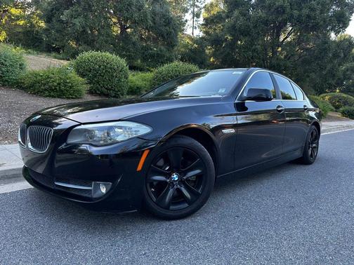 Black 2012 BMW 528 528i Sedan 4D