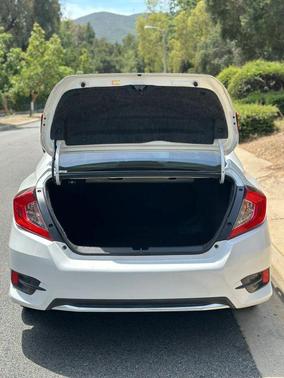 Platinum White Pearl 2019 Honda Civic LX