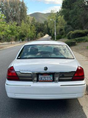 Vibrant White Clearcoat 2010 Mercury Grand Marquis LS Sedan 4D