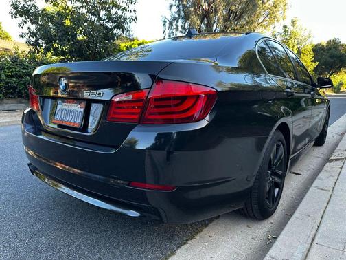 Black 2012 BMW 528 528i Sedan 4D