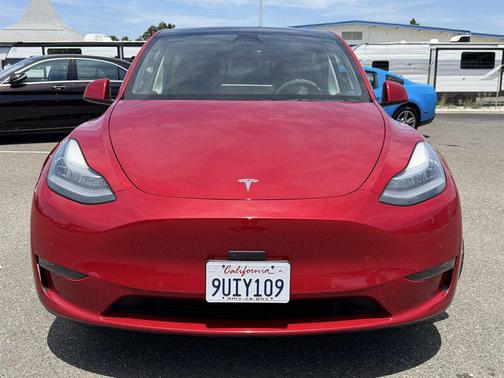 Red Multi-Coat 2021 Tesla Model Y Long Range Dual Motor All-Wheel Drive