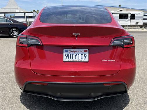 Red Multi-Coat 2021 Tesla Model Y Long Range Dual Motor All-Wheel Drive