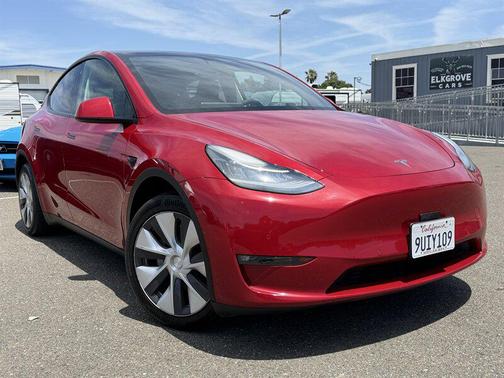 Red Multi-Coat 2021 Tesla Model Y Long Range Dual Motor All-Wheel Drive