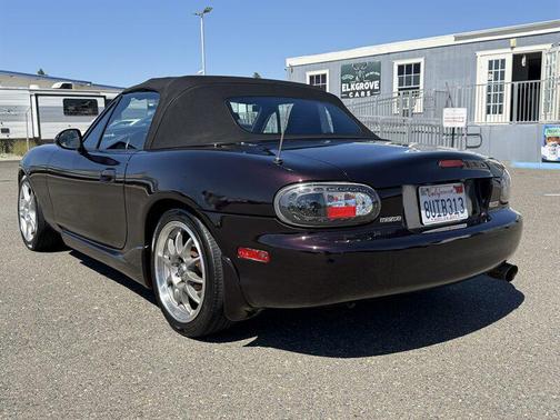 Purple 2005 Mazda MX-5 Miata Cloth