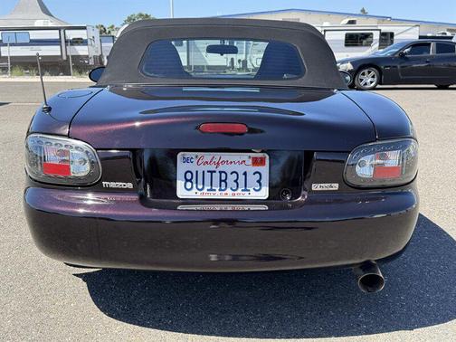 Purple 2005 Mazda MX-5 Miata Cloth