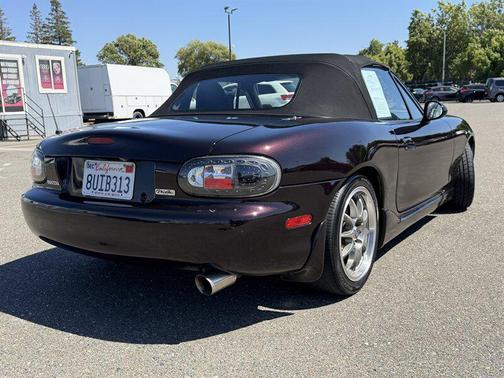 Purple 2005 Mazda MX-5 Miata Cloth