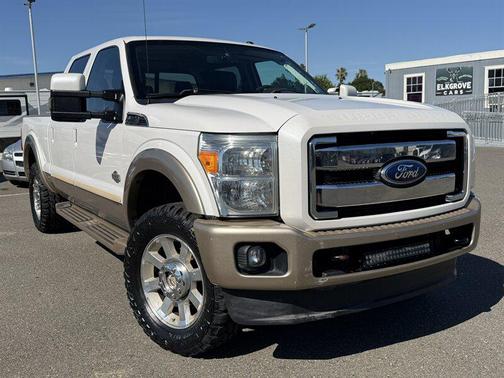 White 2012 Ford F-250 Lariat
