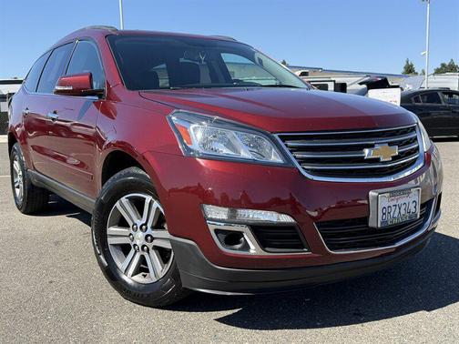 Burgundy 2017 Chevrolet Traverse 1LT