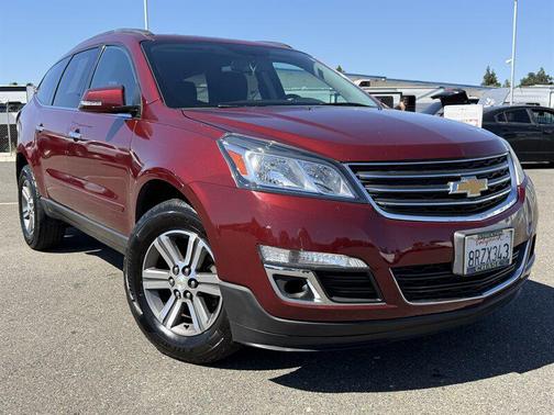 Burgundy 2017 Chevrolet Traverse 1LT