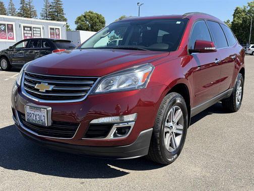 Burgundy 2017 Chevrolet Traverse 1LT