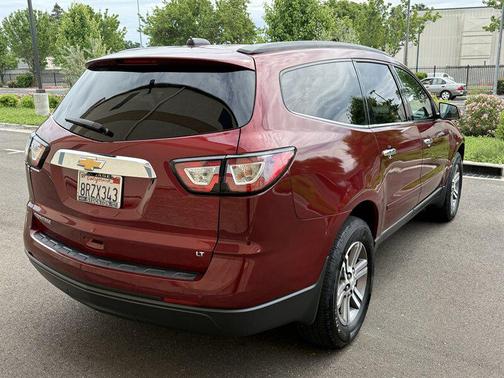 Burgundy 2017 Chevrolet Traverse 1LT