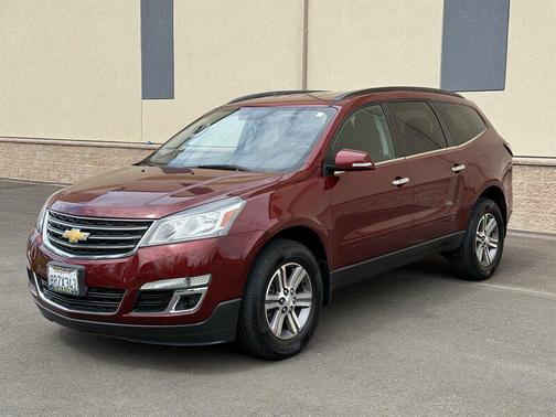 Burgundy 2017 Chevrolet Traverse 1LT