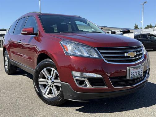 Burgundy 2017 Chevrolet Traverse 1LT
