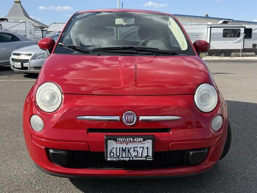 Red 2012 FIAT 500 Pop