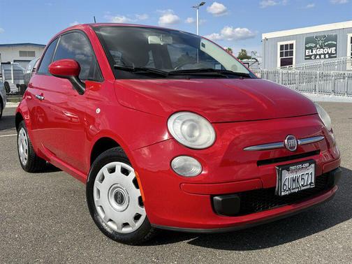Red 2012 FIAT 500 Pop