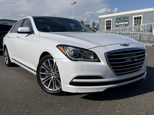 Casablanca White 2015 Hyundai Genesis 3.8