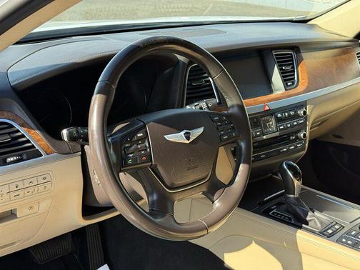 Casablanca White 2015 Hyundai Genesis 3.8