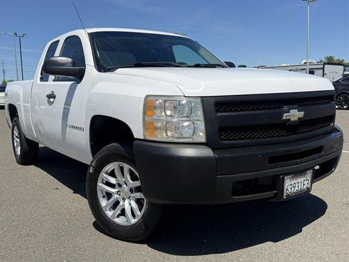 Summit White 2009 Chevrolet Silverado 1500 Work Truck Extended Cab