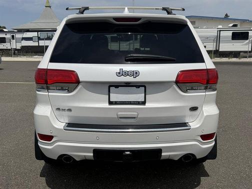 Bright White Clearcoat 2017 Jeep Grand Cherokee Overland
