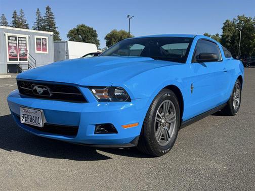 Blue 2010 Ford Mustang Base