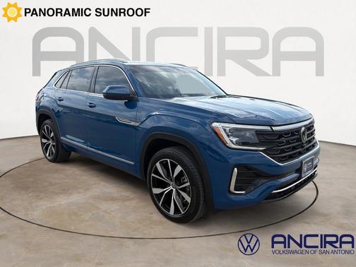 Mountain Lake Blue 2025 Volkswagen Atlas Cross Sport 2.0T SEL Premium R-Line
