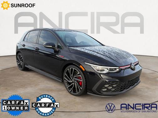 Deep Black Pearl Effect 2023 Volkswagen Golf GTI 2.0T Autobahn