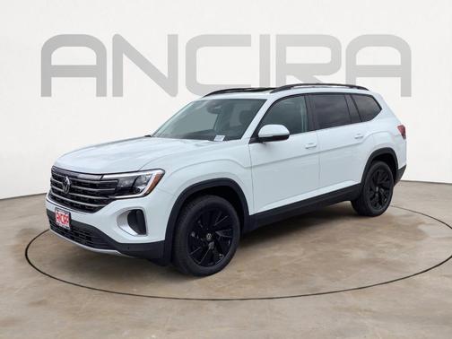 Pure White 2025 Volkswagen Atlas 2.0T SE w/ Technology