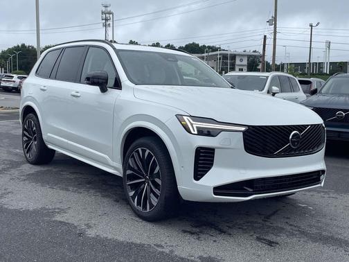 Crystal White Pearl 2026 Volvo XC90 Ultra Dark Theme, B6 AWD Gas (mild hybrid), Gasoline, 7 Seats