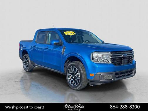 Velocity Blue Metallic 2022 Ford Maverick Lariat